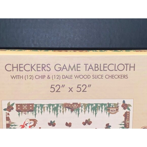 WDW - Walt Disney Fort Wilderness Resort & Campground Chip & Dale Checkers Game - Picture 5 of 6